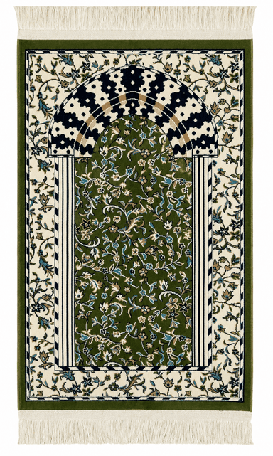 Platinum Quba Comfort and Inspired Design Prayer Mat, 70 cm x110 cm Size - Image 1